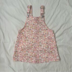 Toddler overall denim dress